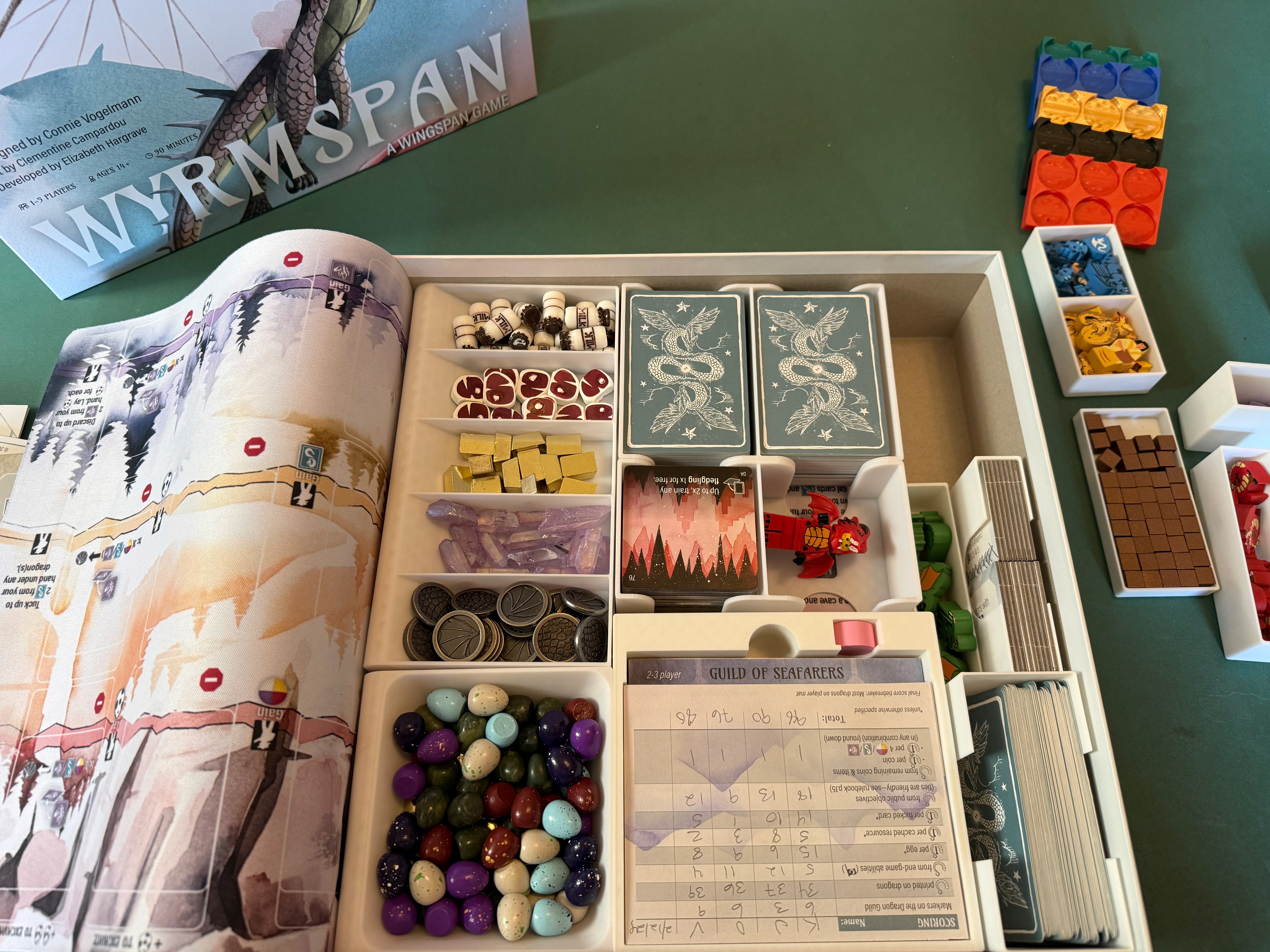 Miniatura 14 do modelo 3D Wyrmspan Board Game Insert