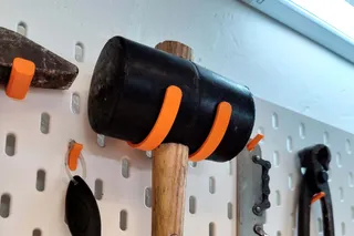 T-Nuts Rubber Mallet Hook for Ikea Skadis