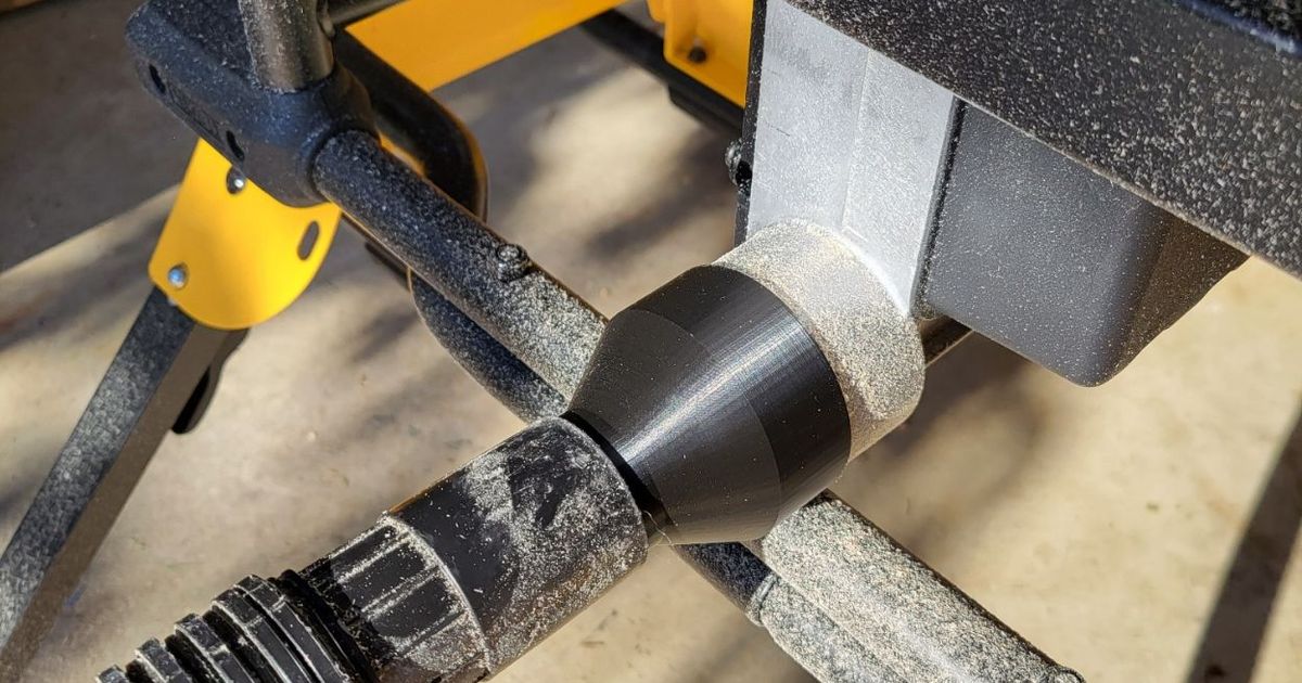 Table Saw to Shop Vac Adapter by Greg Jacobs Download free STL model