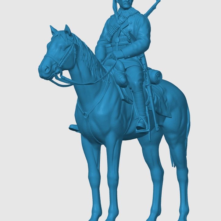 WWI Ottoman Bashi-Bazouk Cavalry Soldier by Kamikaze Designs | Download ...