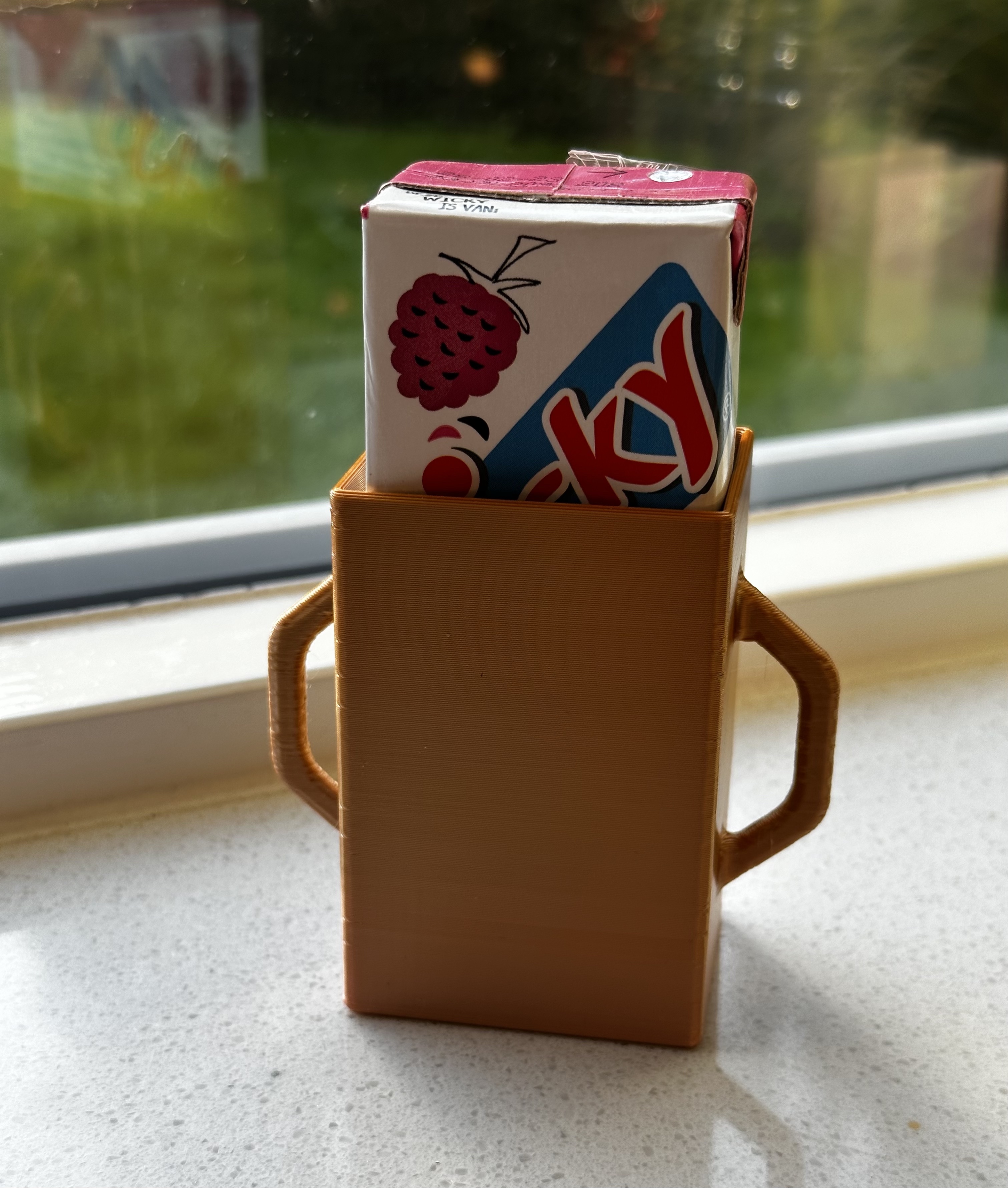 Juice box holder by franklin Download free STL model