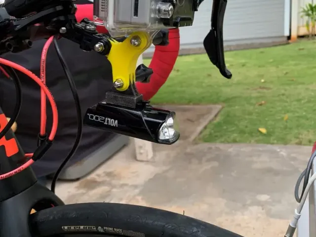 Dual GoPro Mount for Bike out front Mounts