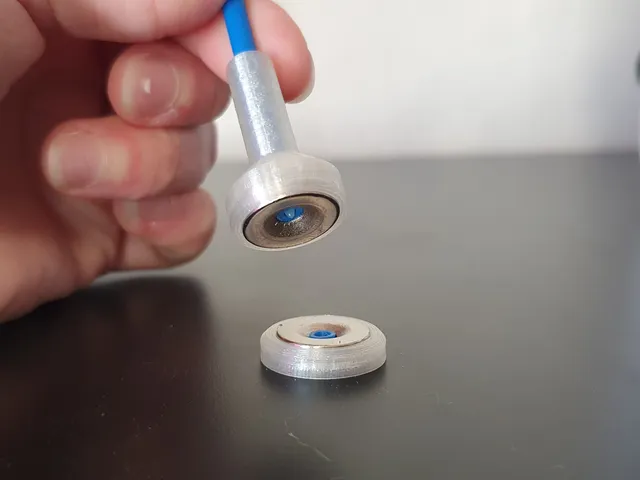 Magnetic Filament Pass and PTFE Connector for Ikea Lack Enclosure
