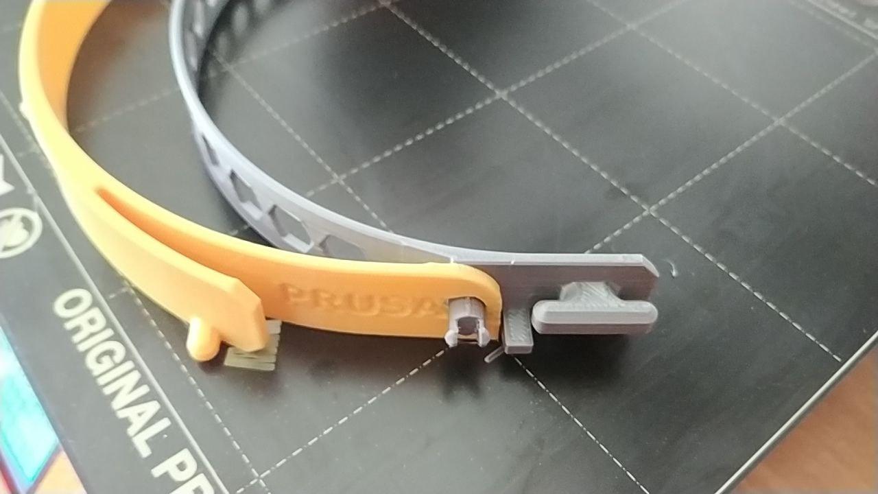 Prusa Face Shield (Adjustable)