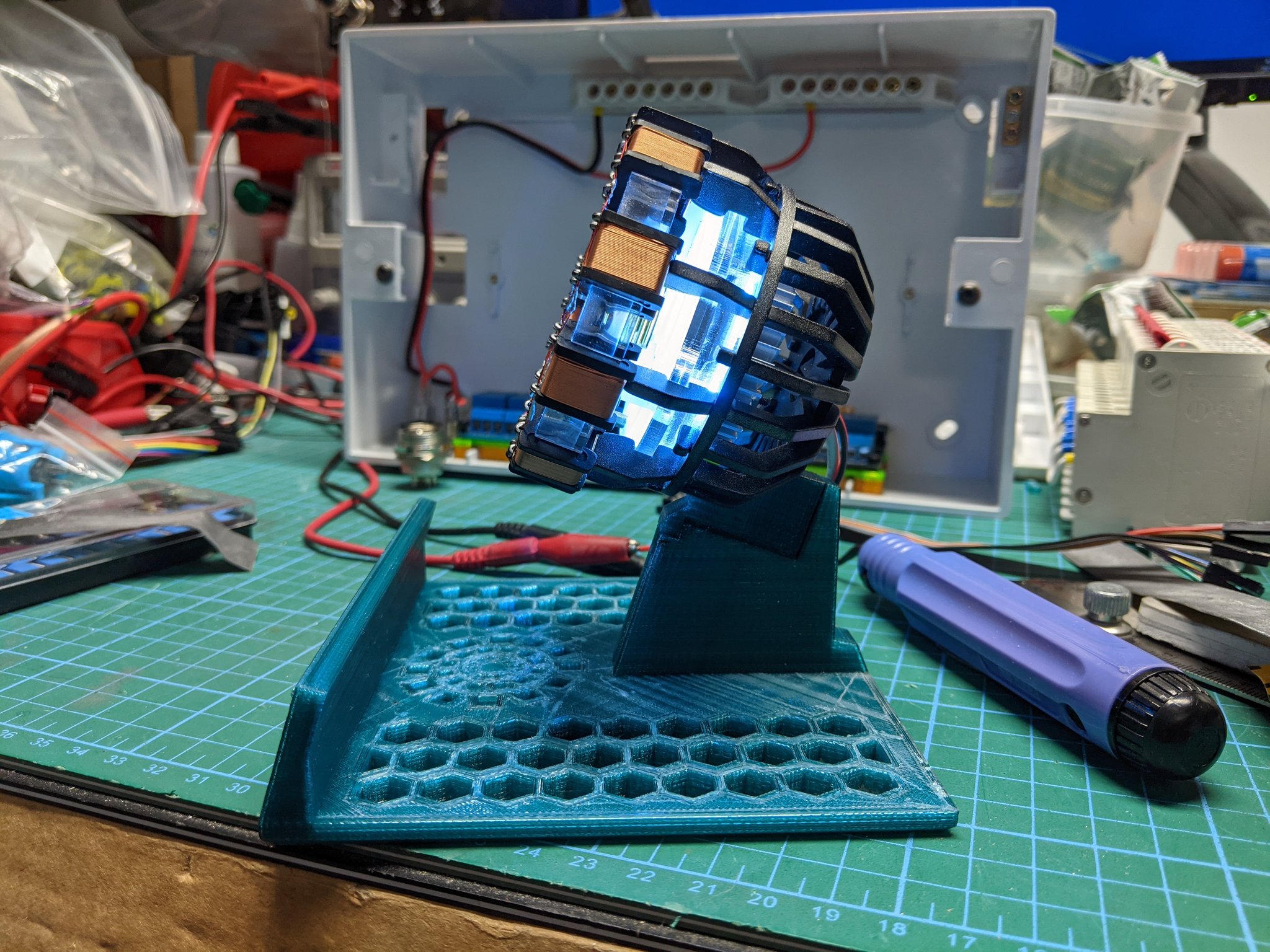 Arc reactor stand adapter by aonomus download free stl model
