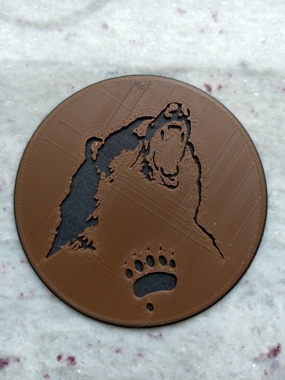 Bear Head Coaster