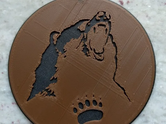 Bear Head Coaster