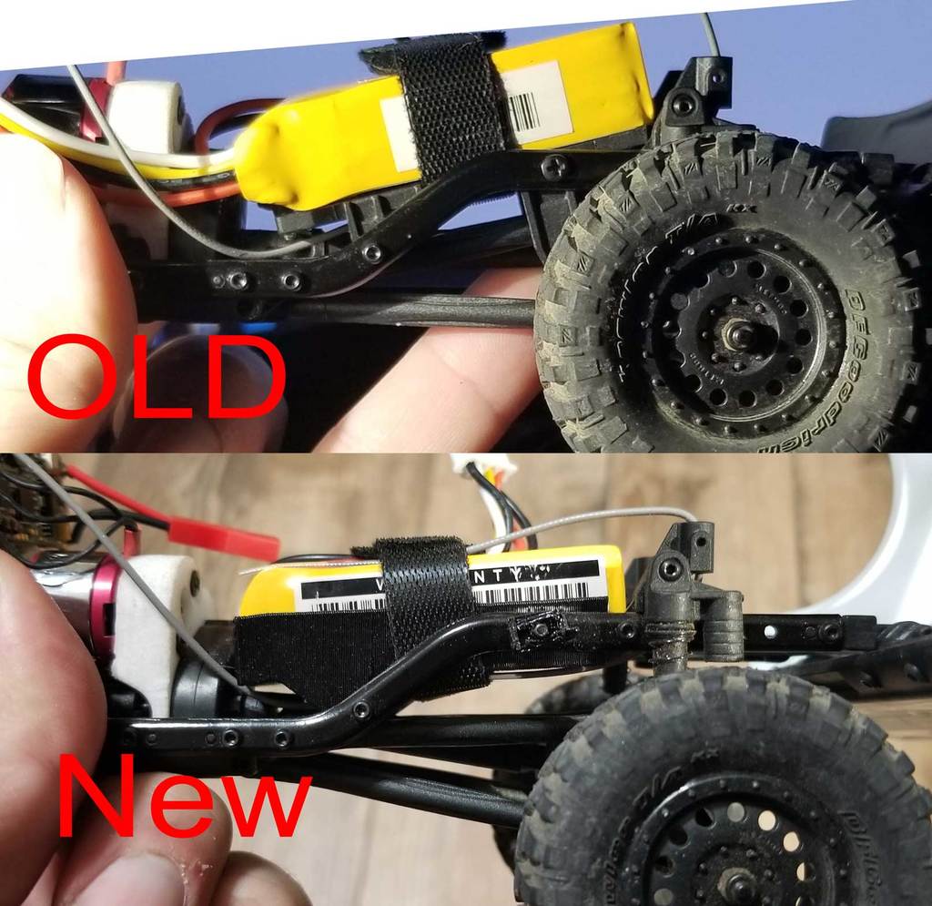 SCX24 low cg battery tray