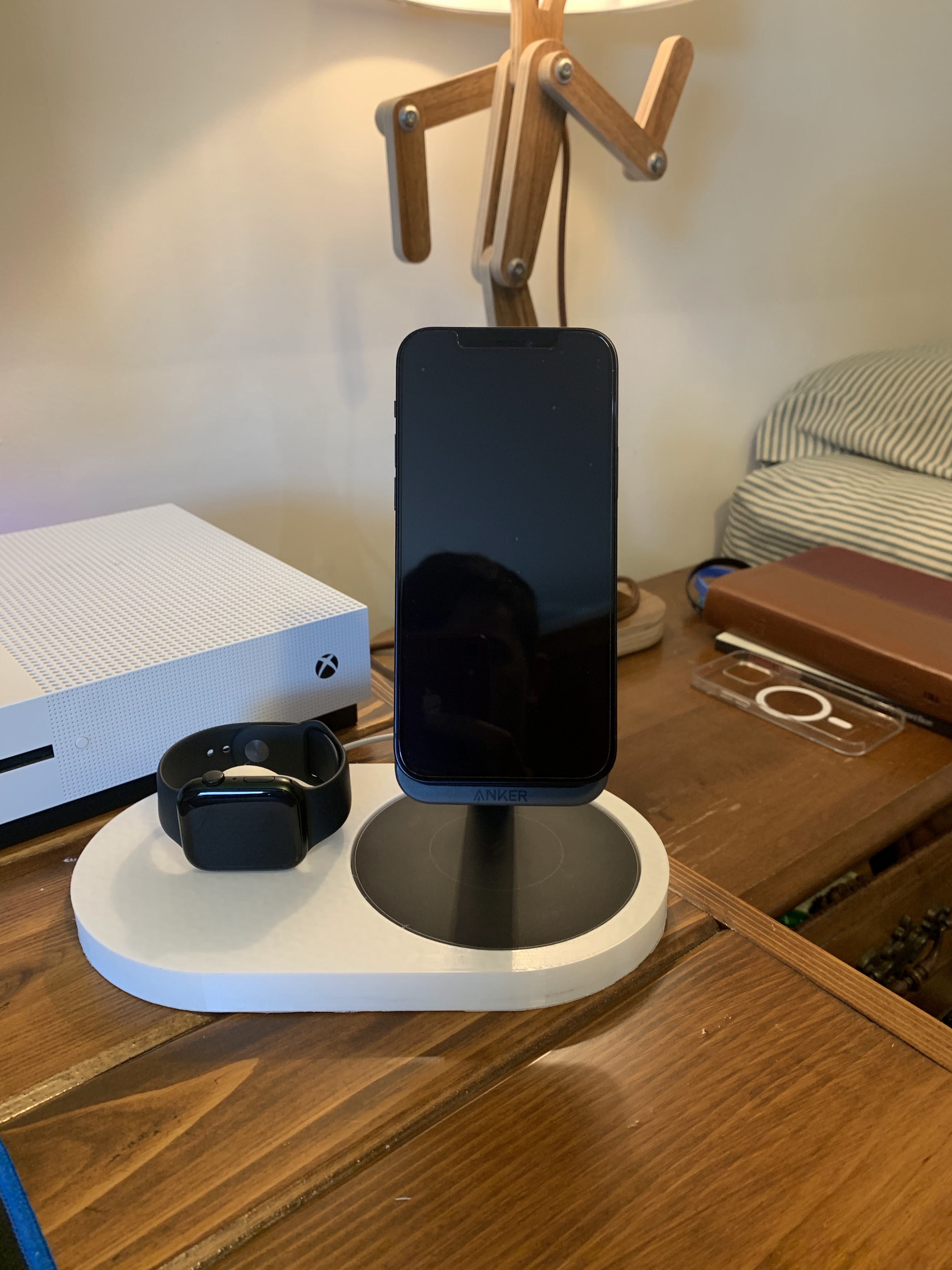 Apple Watch AND MagSafe iPhone Charger holder by TechInDepth Download