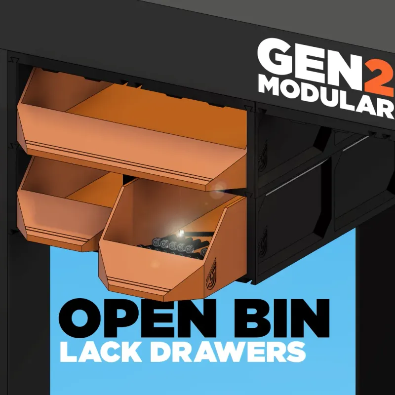 GEN2 Steel Sheet Holder V2 for Lack Enclosures by Jerrari, Download free  STL model
