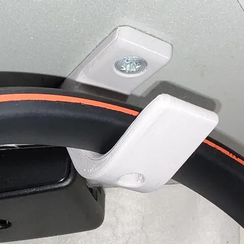 Headphones hook/holder screwed version