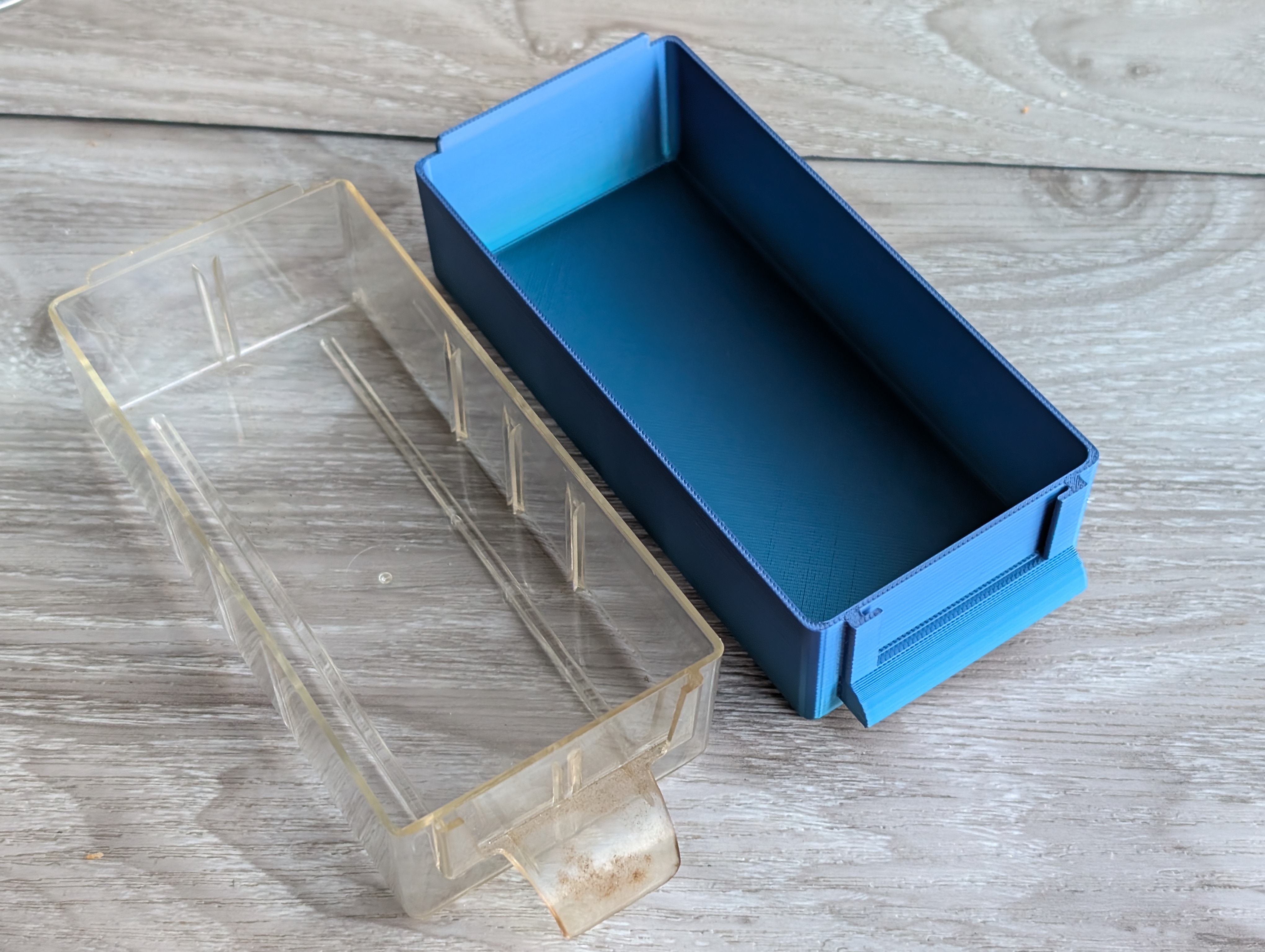 Small parts storage drawer