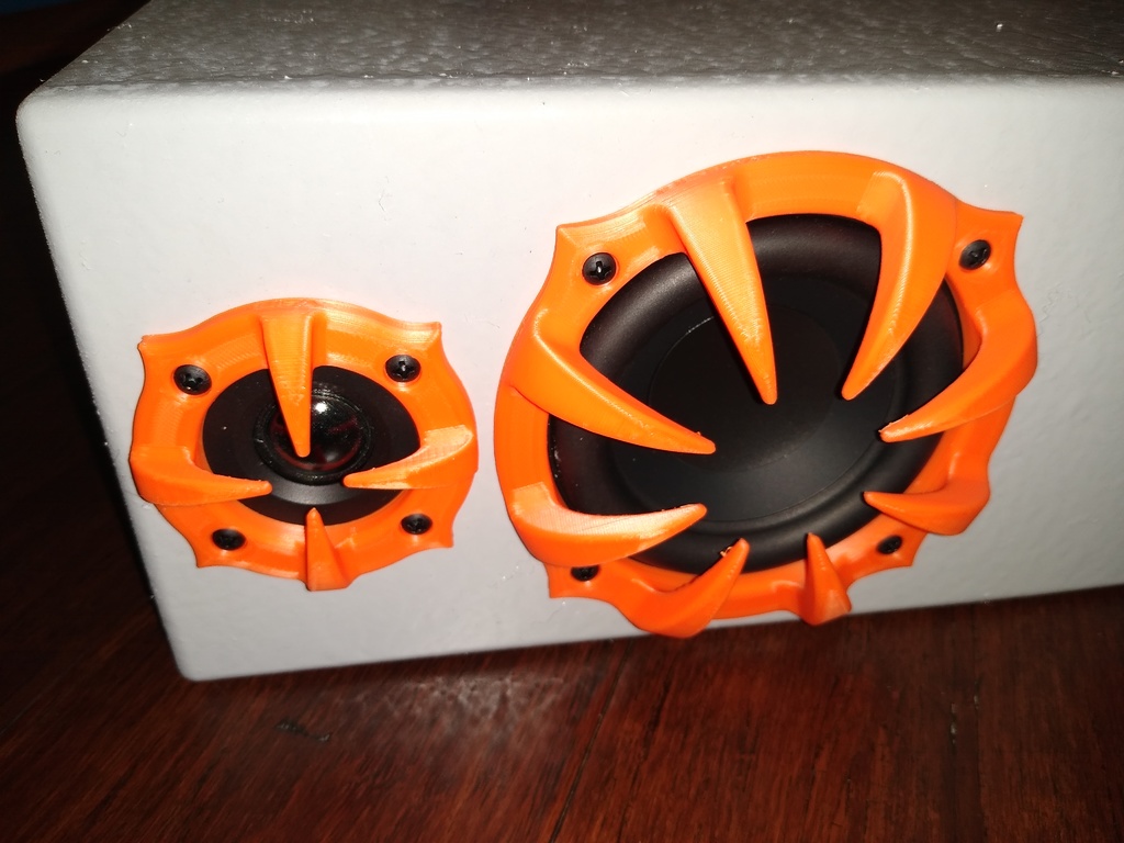 Speaker Grille for MKBOOM speaker kit by DeJaVuDu Download free STL model