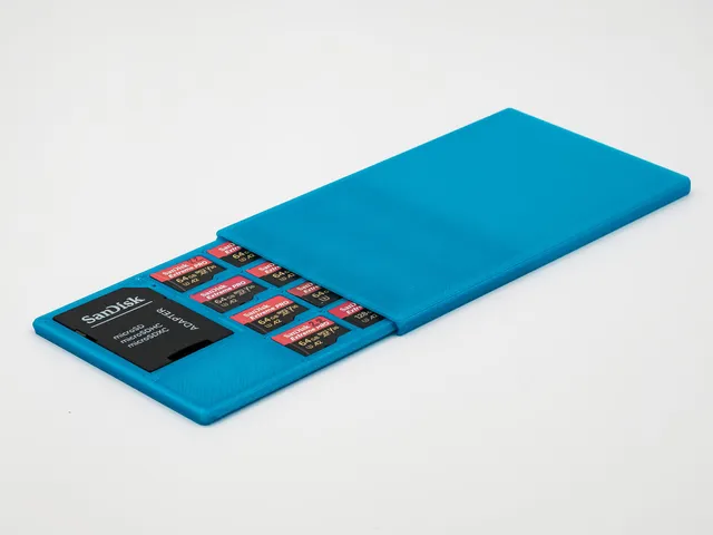 Micro SD Card Wallet - less than 4 mm thick