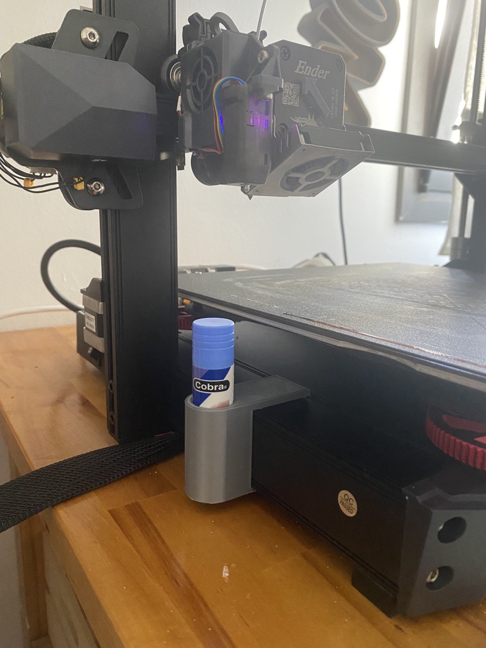 Ender 3 S1 gluestick holder