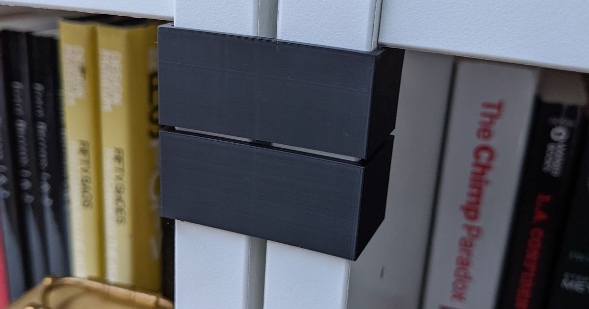 Ikea Billy Bookcase Joiner by Matthew Forde Download free STL model