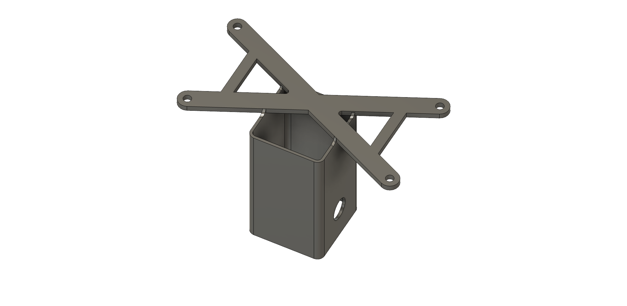 Hitch Receiver License Plate Mount by mattadata Download free STL