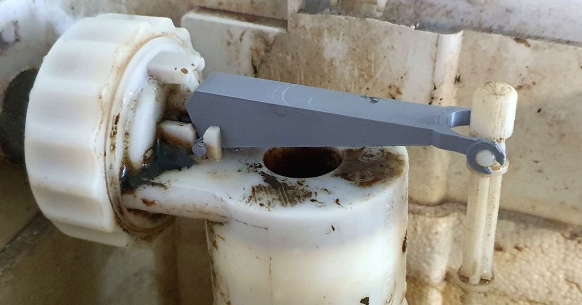 Flush lever replacement by GFS Download free STL model