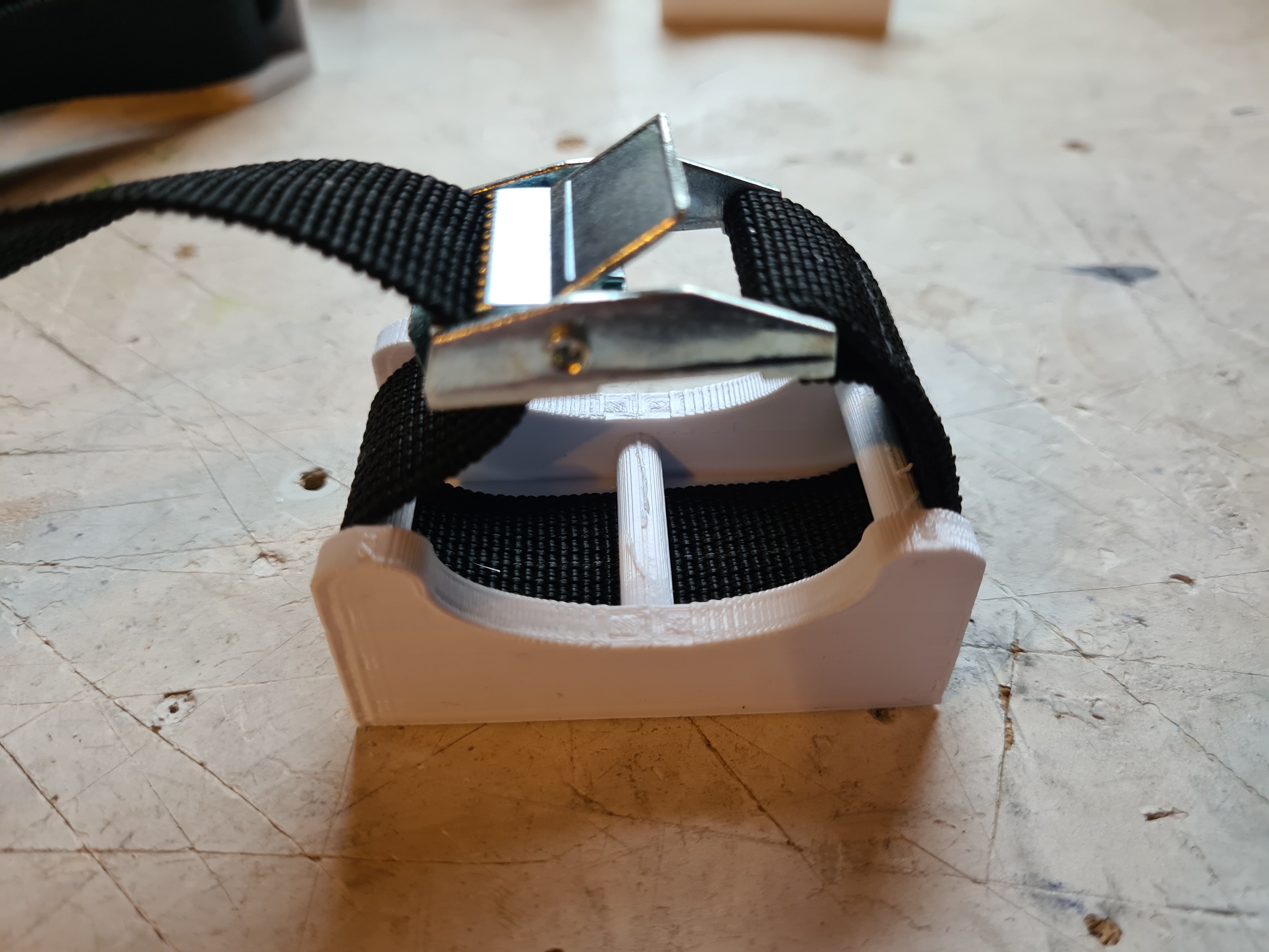 Cargo Strap Holder by dmiller Download free STL model