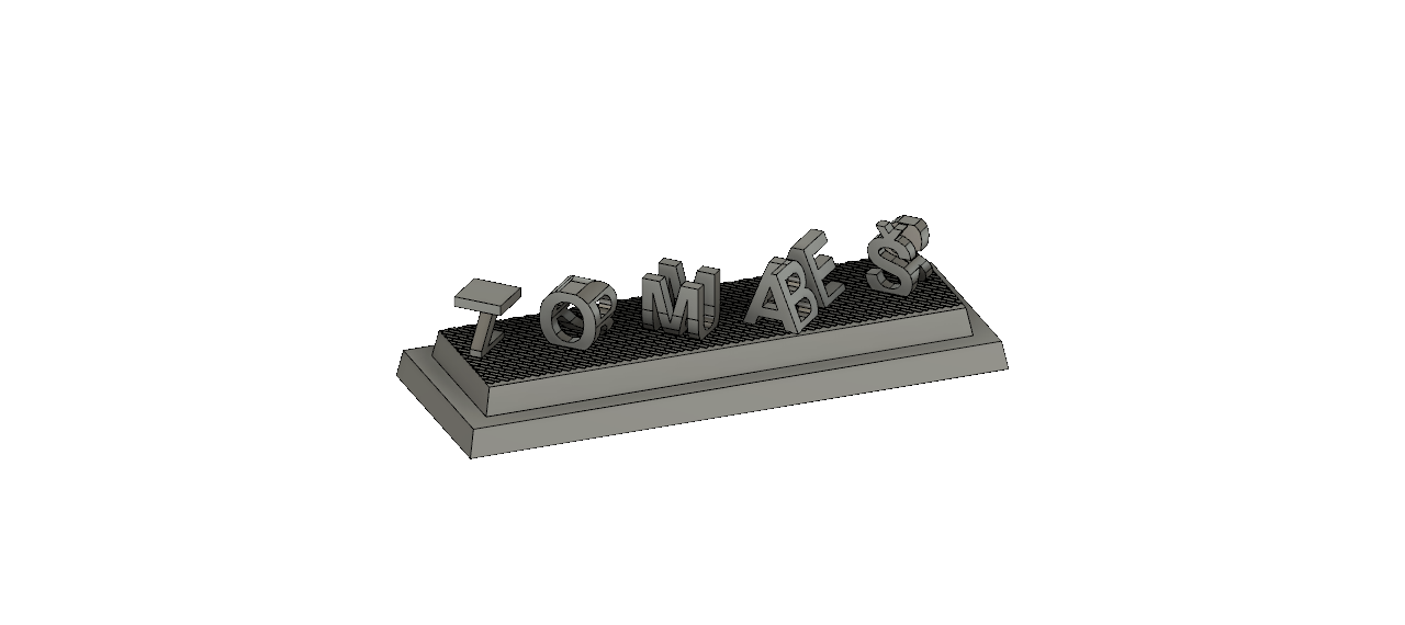 Personal table sign for office. by Yasufberg | Download free STL model ...