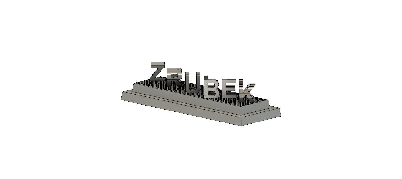 Personal table sign for office. by Yasufberg | Download free STL model ...