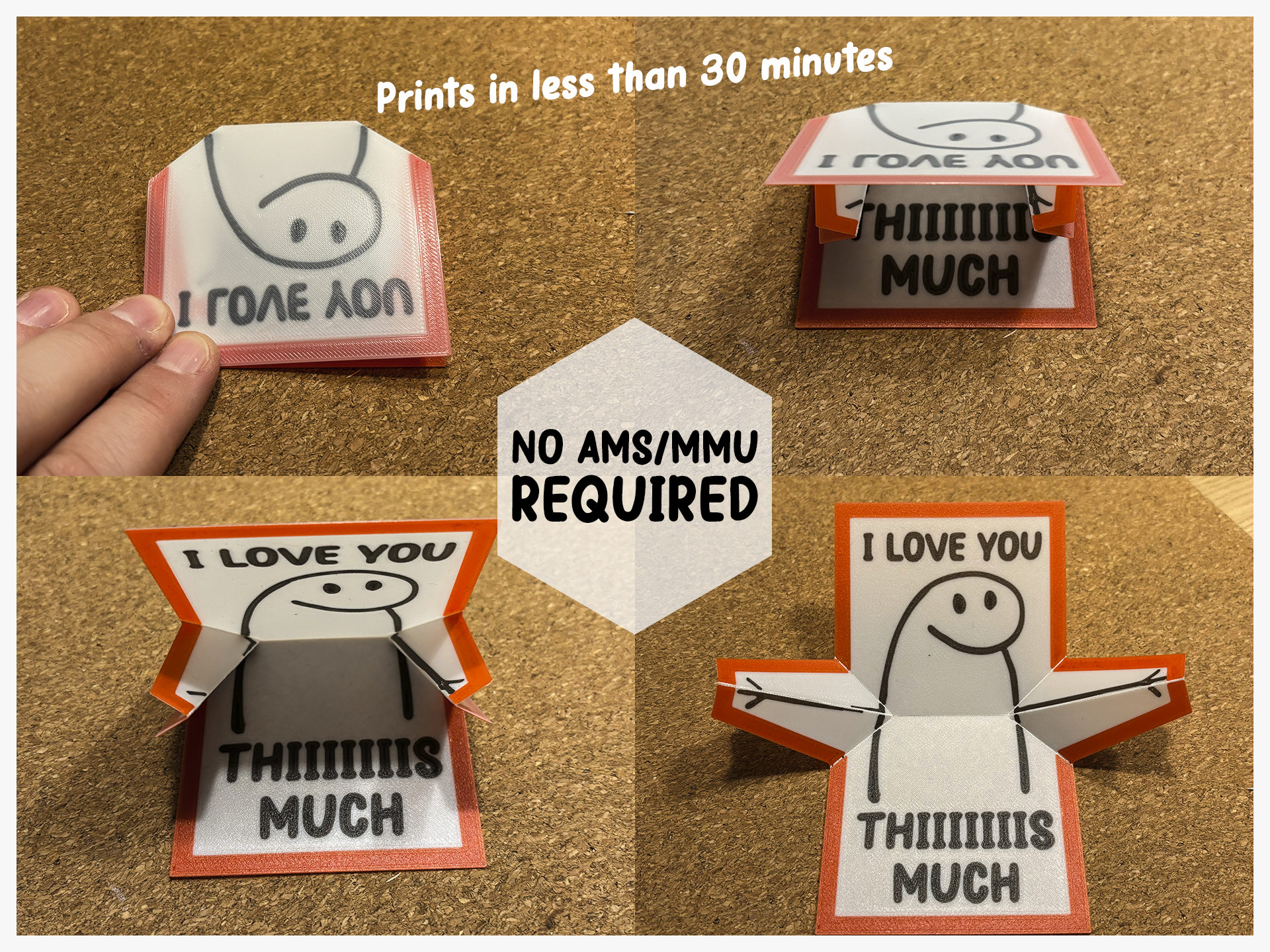 "I Love You This Much" Pop-Up Hug Card