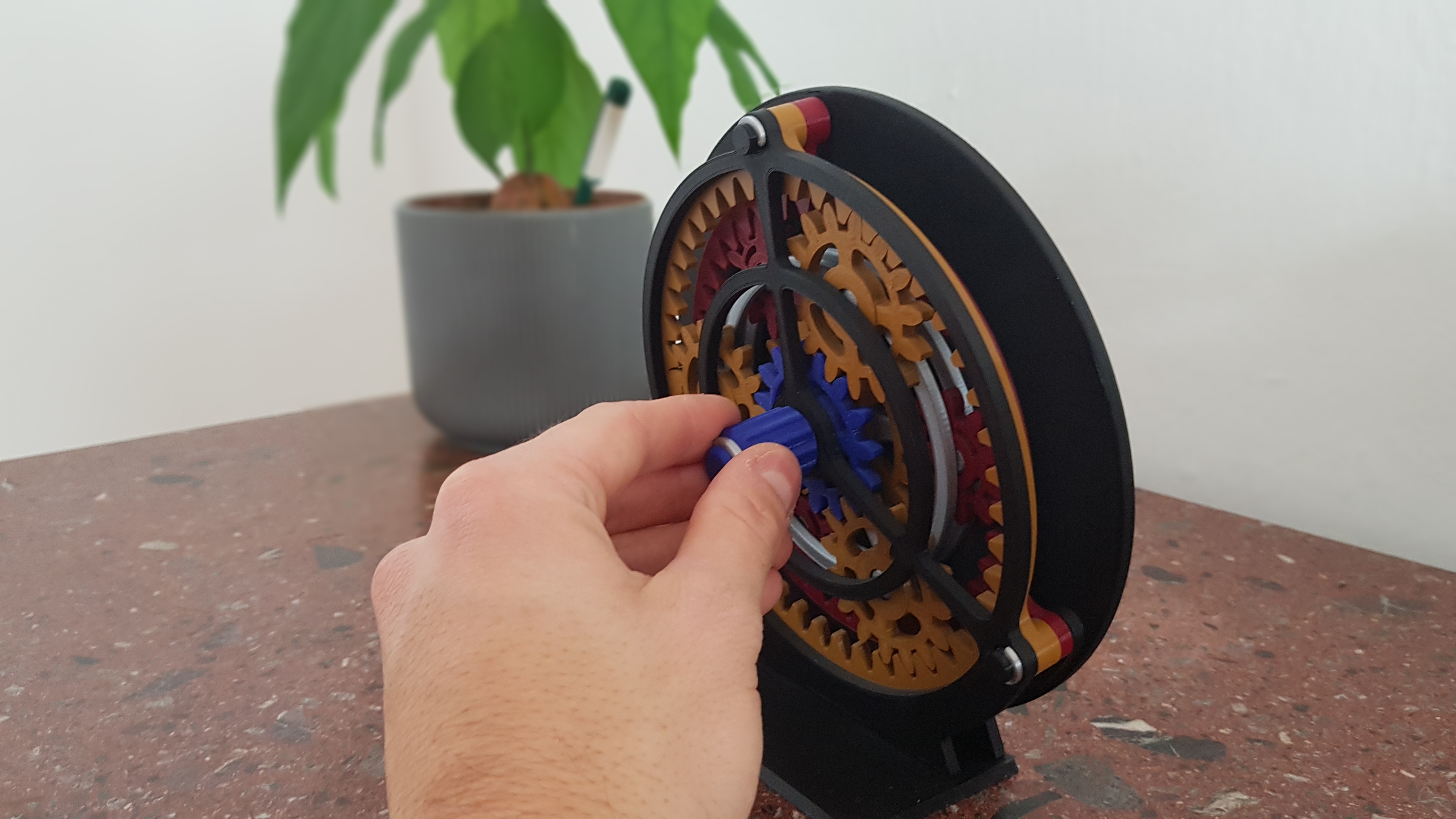 Miniatura 5 do modelo 3D Educational clock