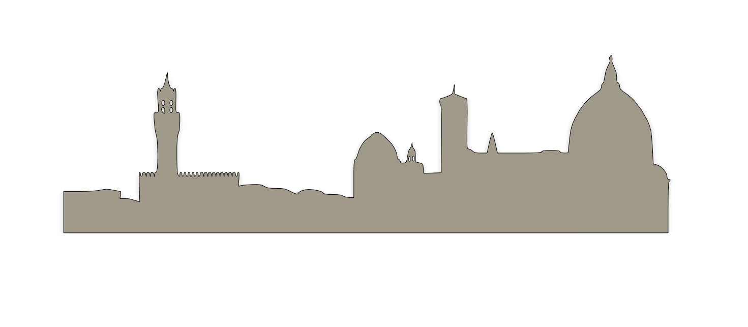 Florence skyline wallart