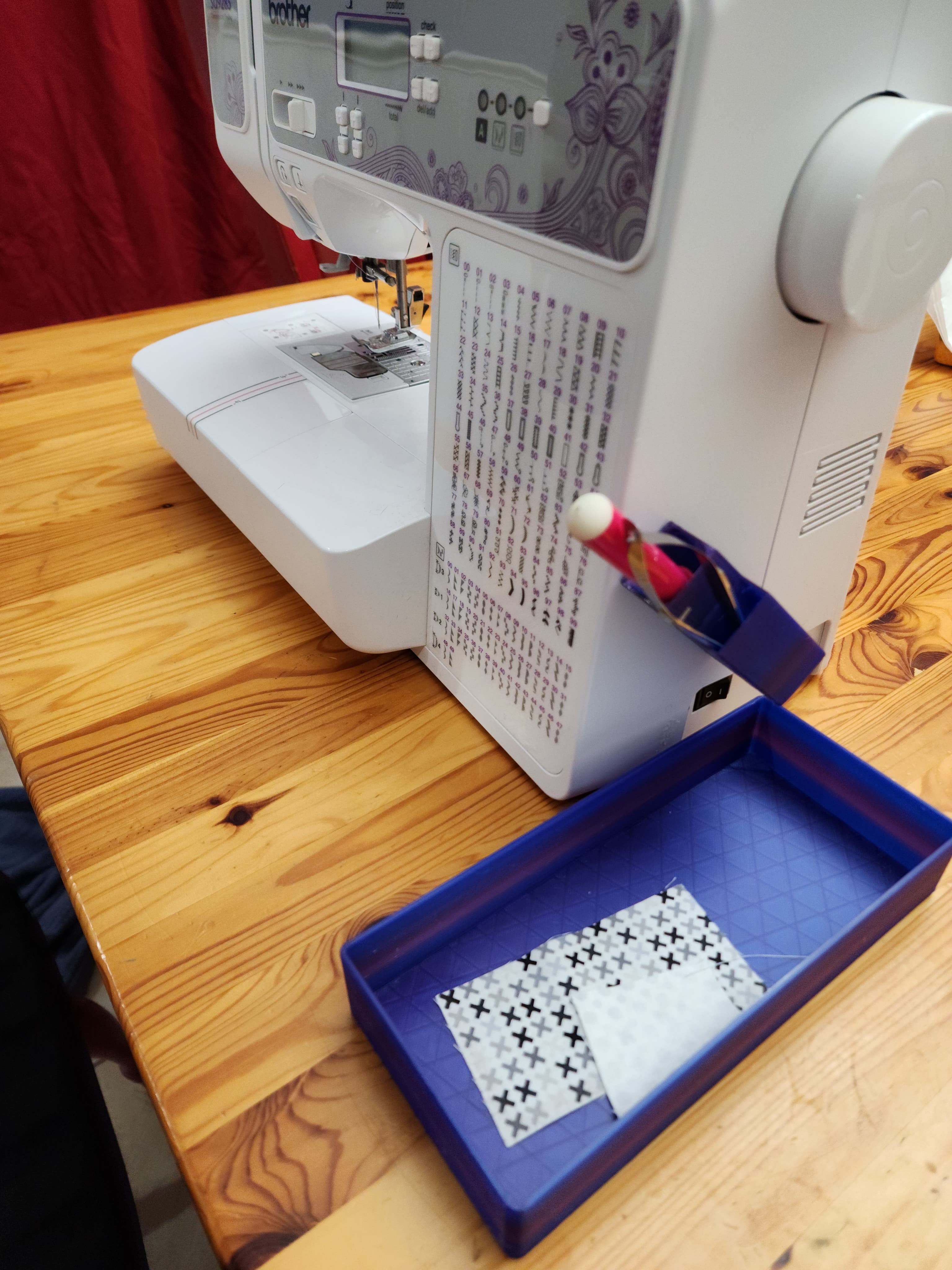 Sewing Machine Tool Caddy and Scrap bin
