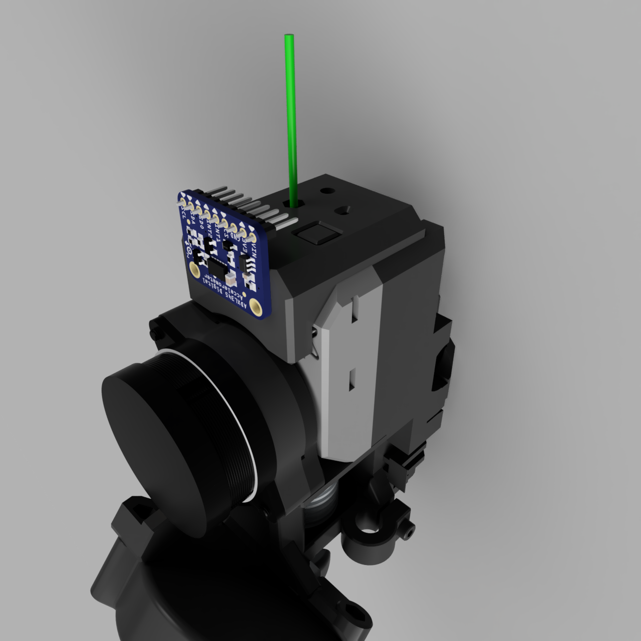 Z'Orbiter filament sensor cover with ADXL345 mount