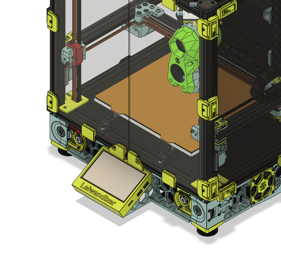 Voron V2 350 Display Mount (BigTreeTech Pi Pad 5) By Leiwandizer ...