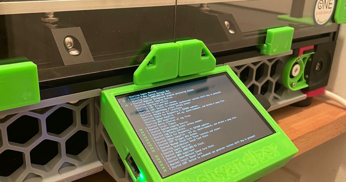 Voron V2 350 Display mount (BigTreeTech Pi Pad 5) by Leiwandizer