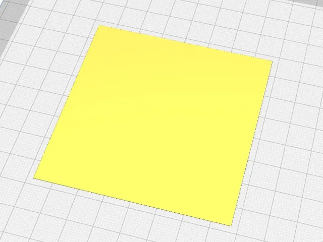 First layer 75x75 0.2Q