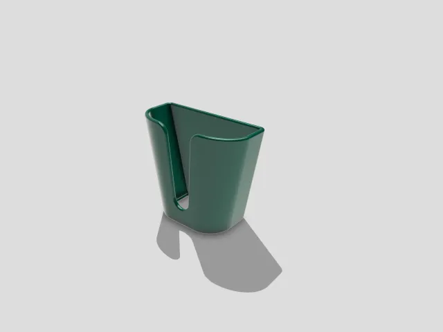 Clip in towel holder