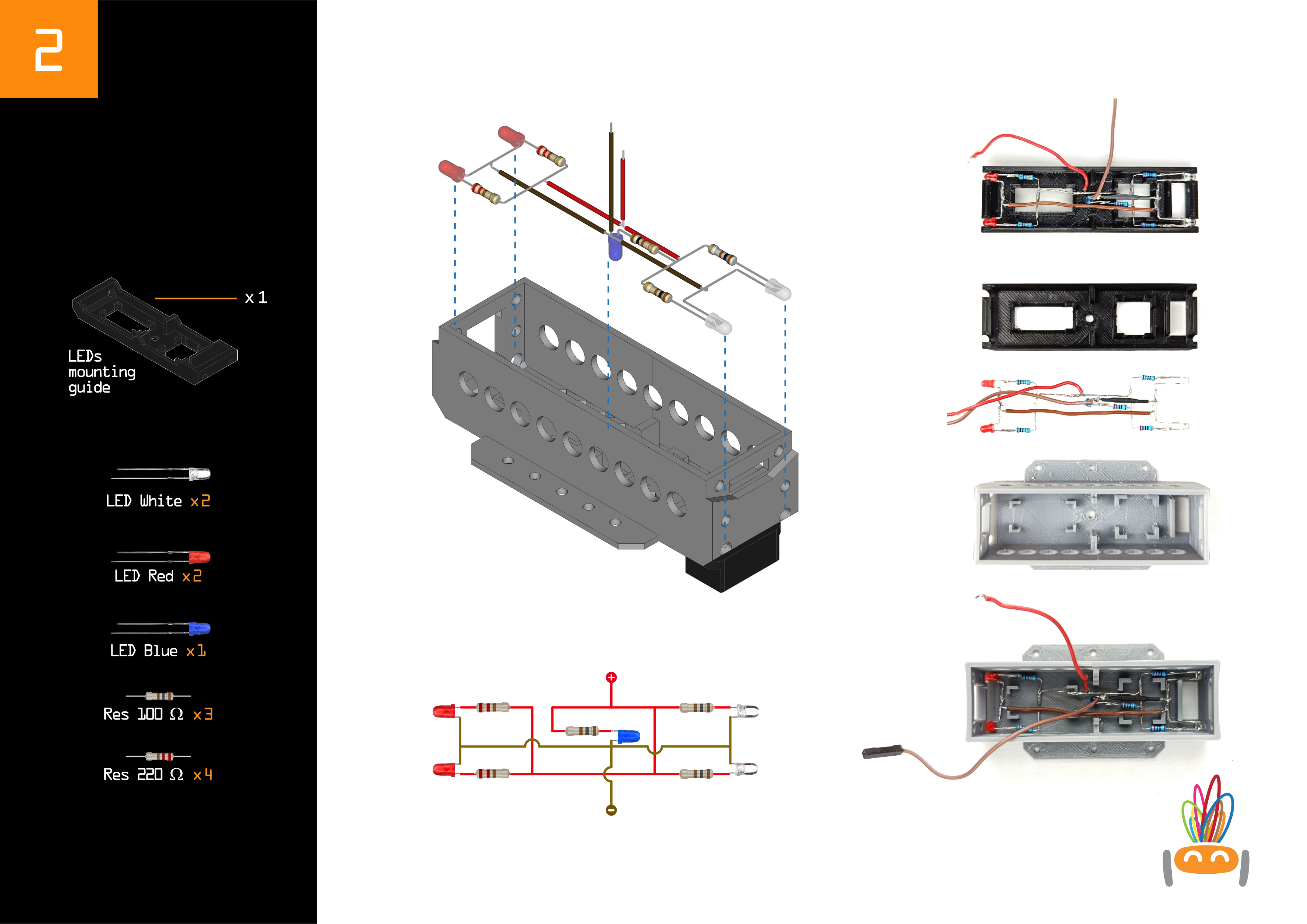 Thumbnail 5 of 3D model Educational Arduino Robot: Line Follower, Obstacle Avoidance, Light Sensor