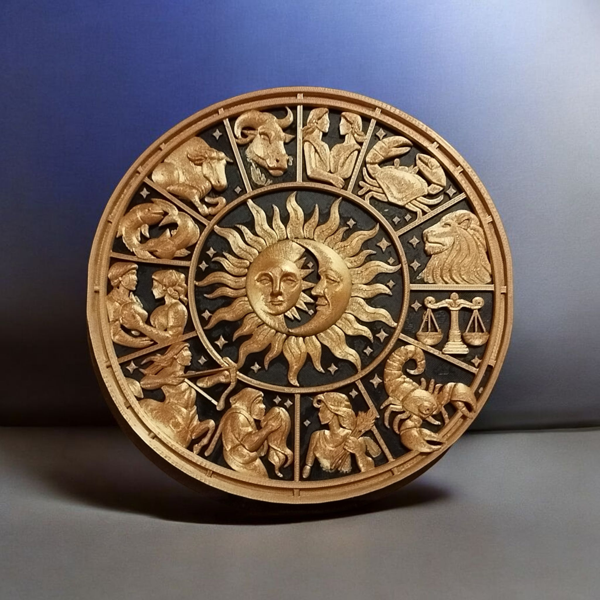 Celestial Zodiac Mandala – Multicolor Edition