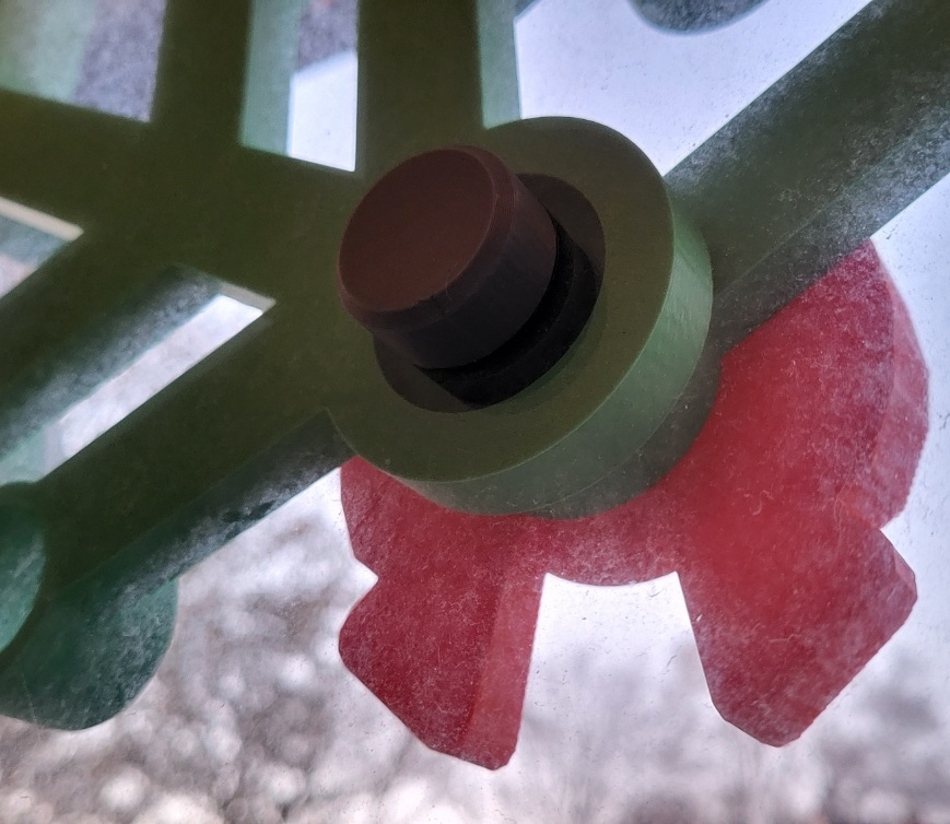 Magnetic Mount for Lego Wreath