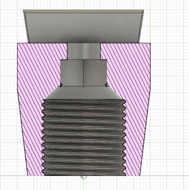 Miniatura 2 do modelo 3D Table leg / hand - adjustable