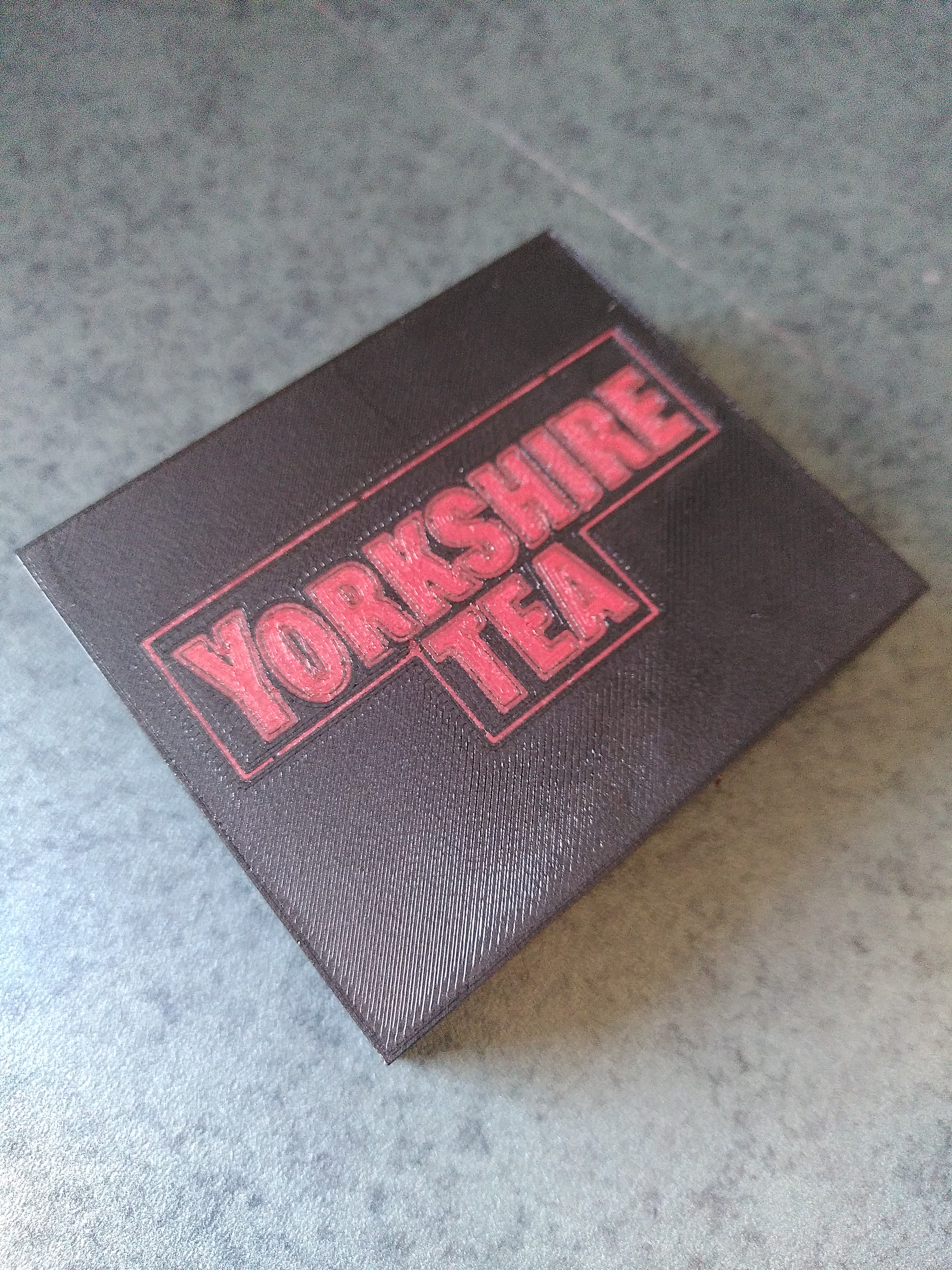 Travel Box for Yorkshire Tea Bags (parametric box)