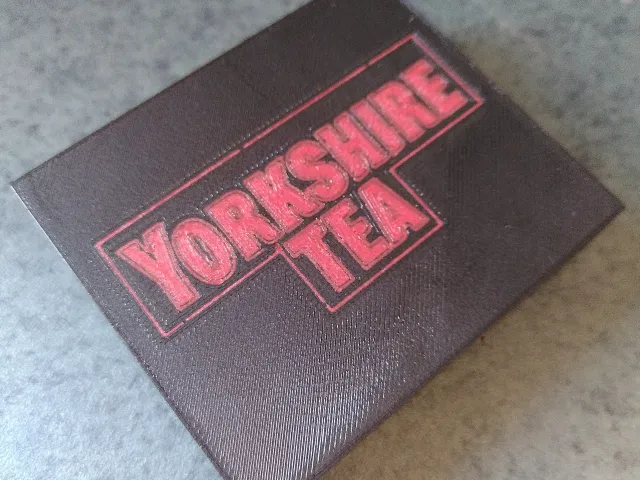 Travel Box for Yorkshire Tea Bags (parametric box)