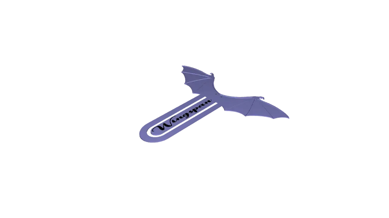 ACOTAR Wingspan bookmark by h00rj, Download free STL model