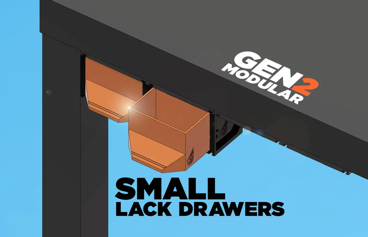 GEN2 Steel Sheet Holder V2 for Lack Enclosures by Jerrari, Download free  STL model