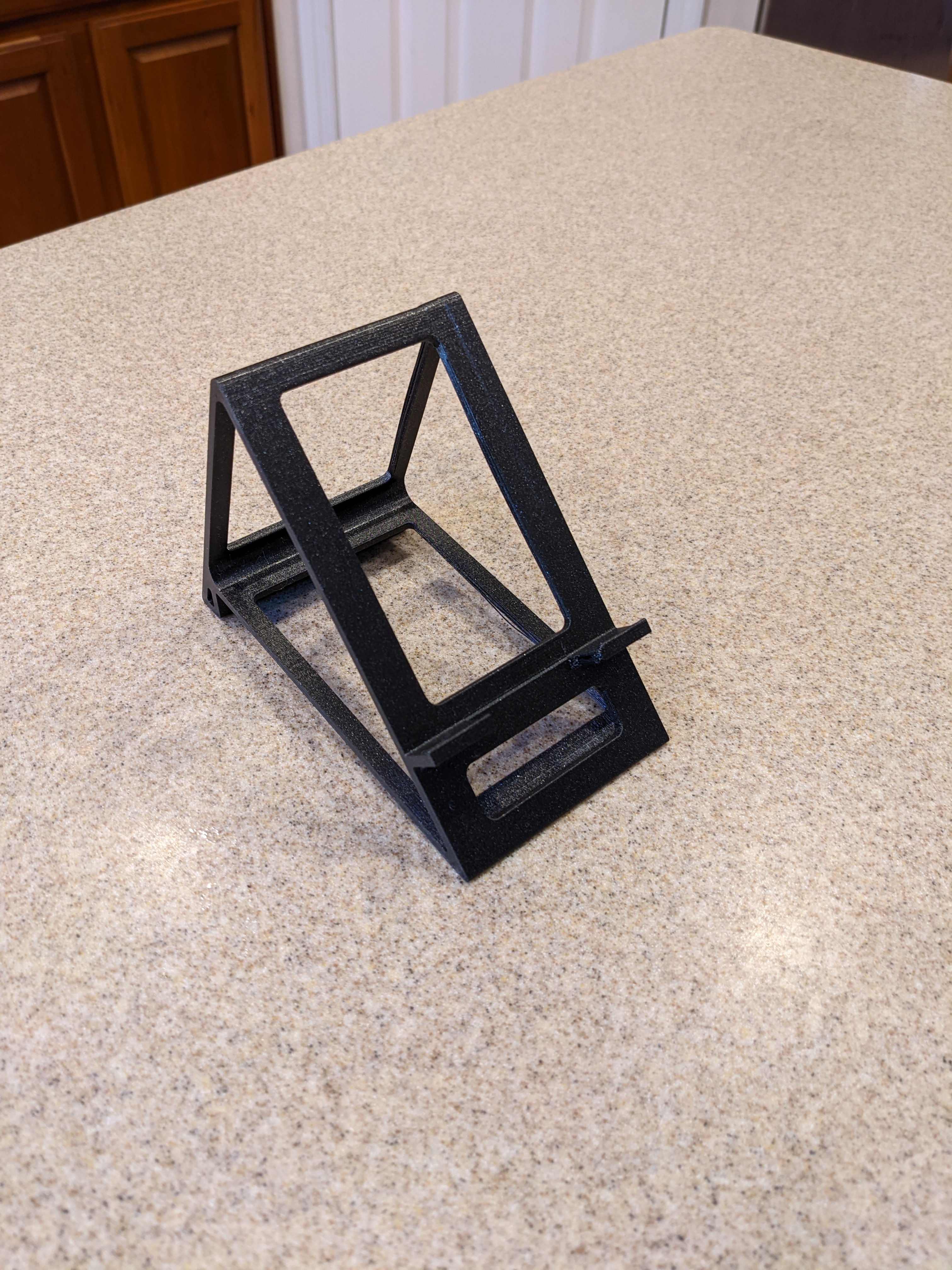 Lightweight angled phone stand 3D model thumbnail