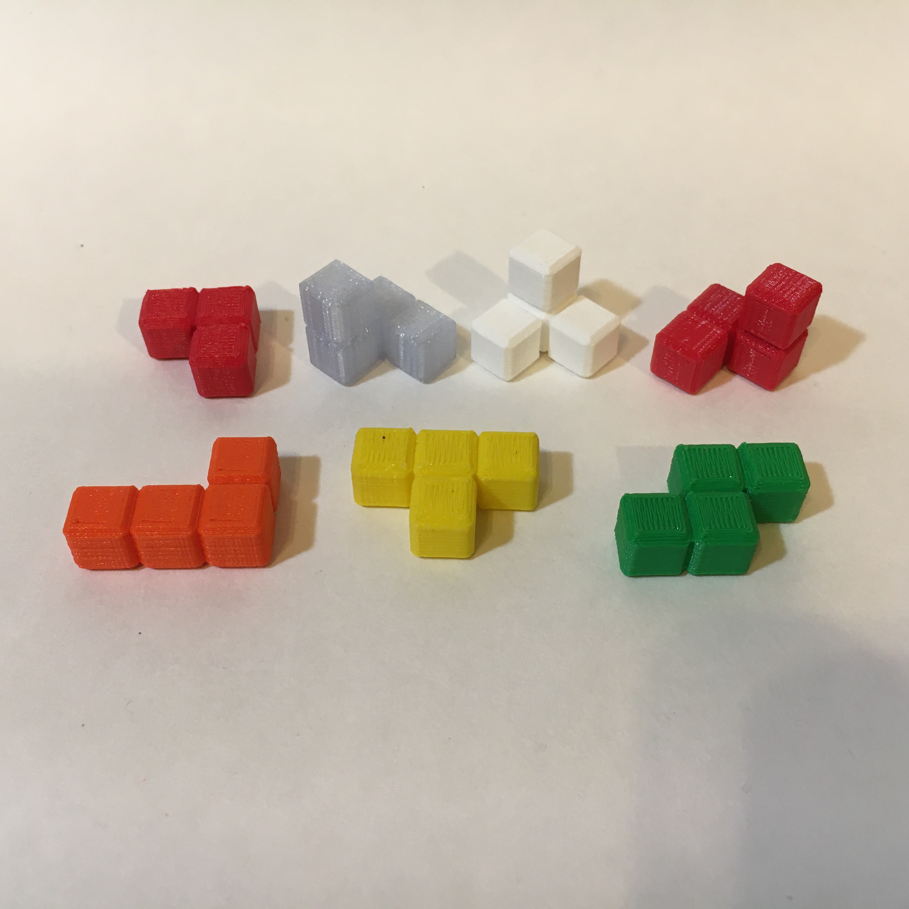 Miniatura 2 do modelo 3D Tetris Cube Puzzle