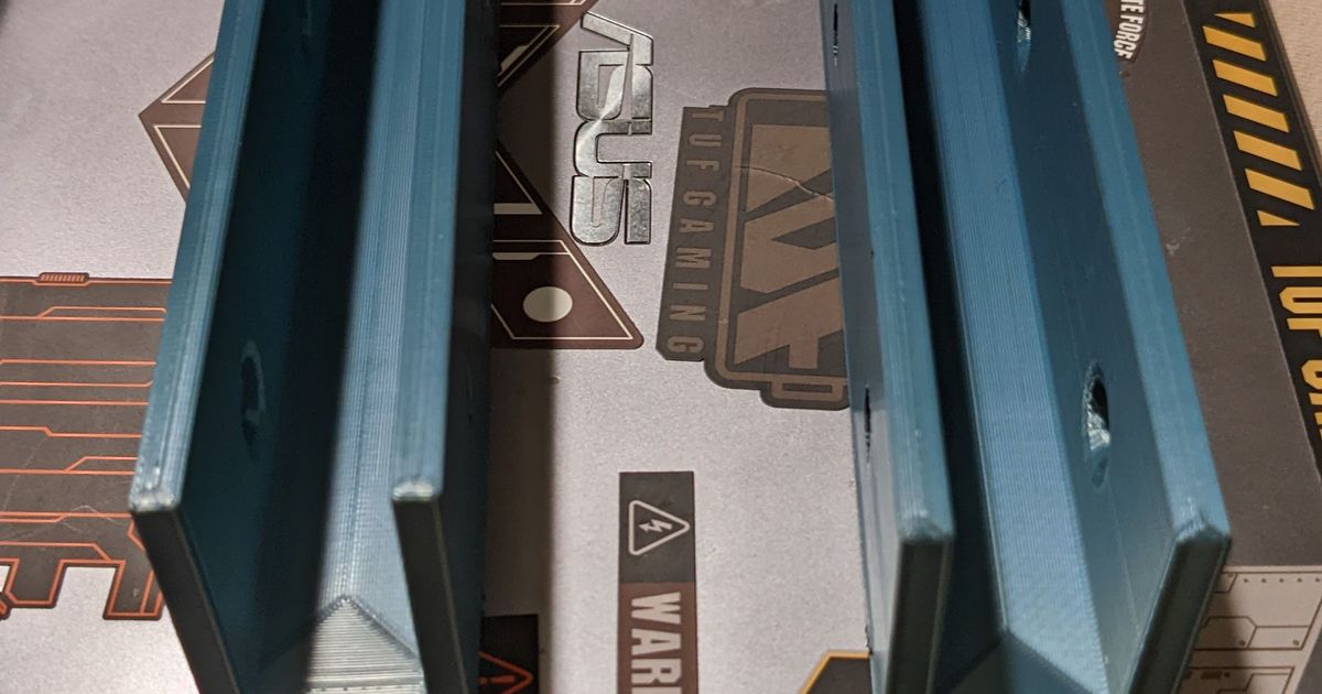 Asus Chromebook under desk bracket by Bearded Pancake Download free STL model