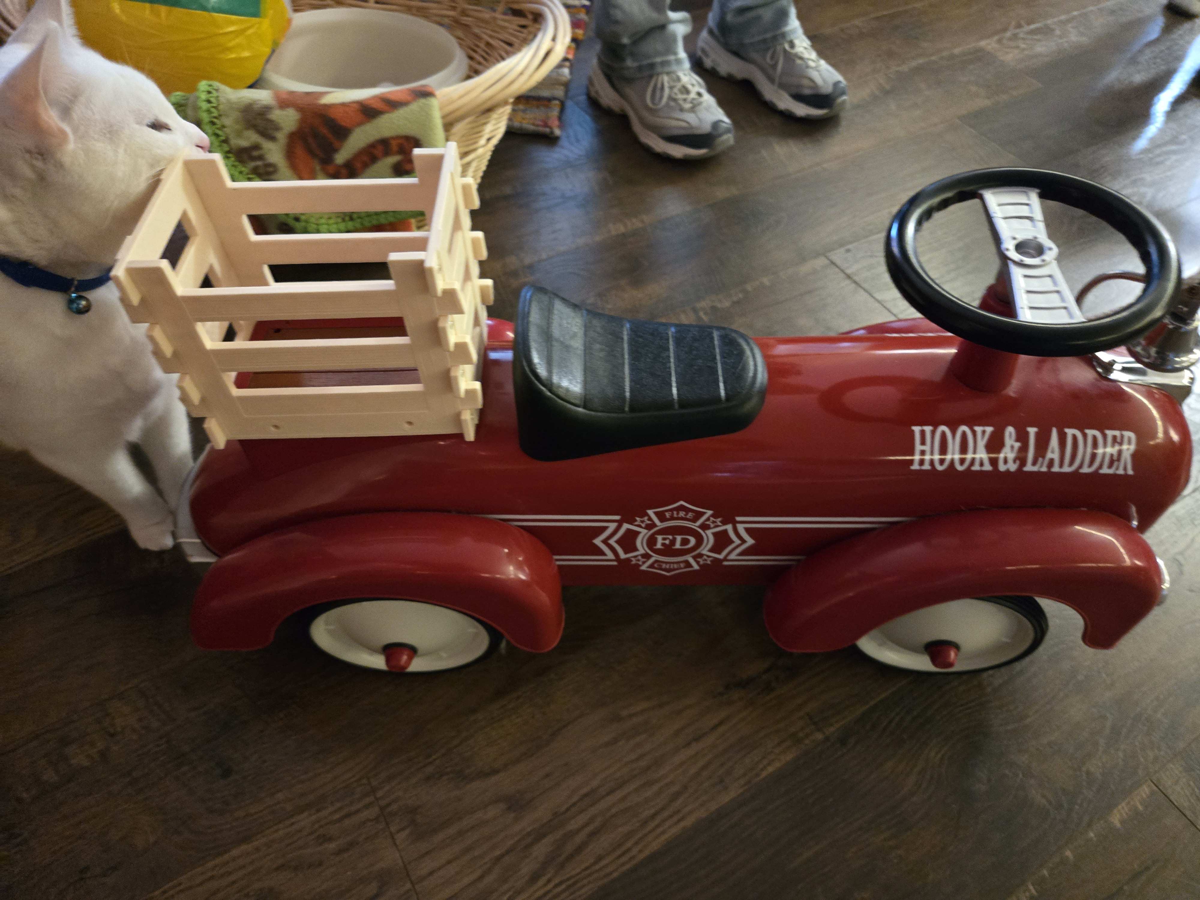Basket Compatible with Schylling Metal Speedster Firetruck. 3D model