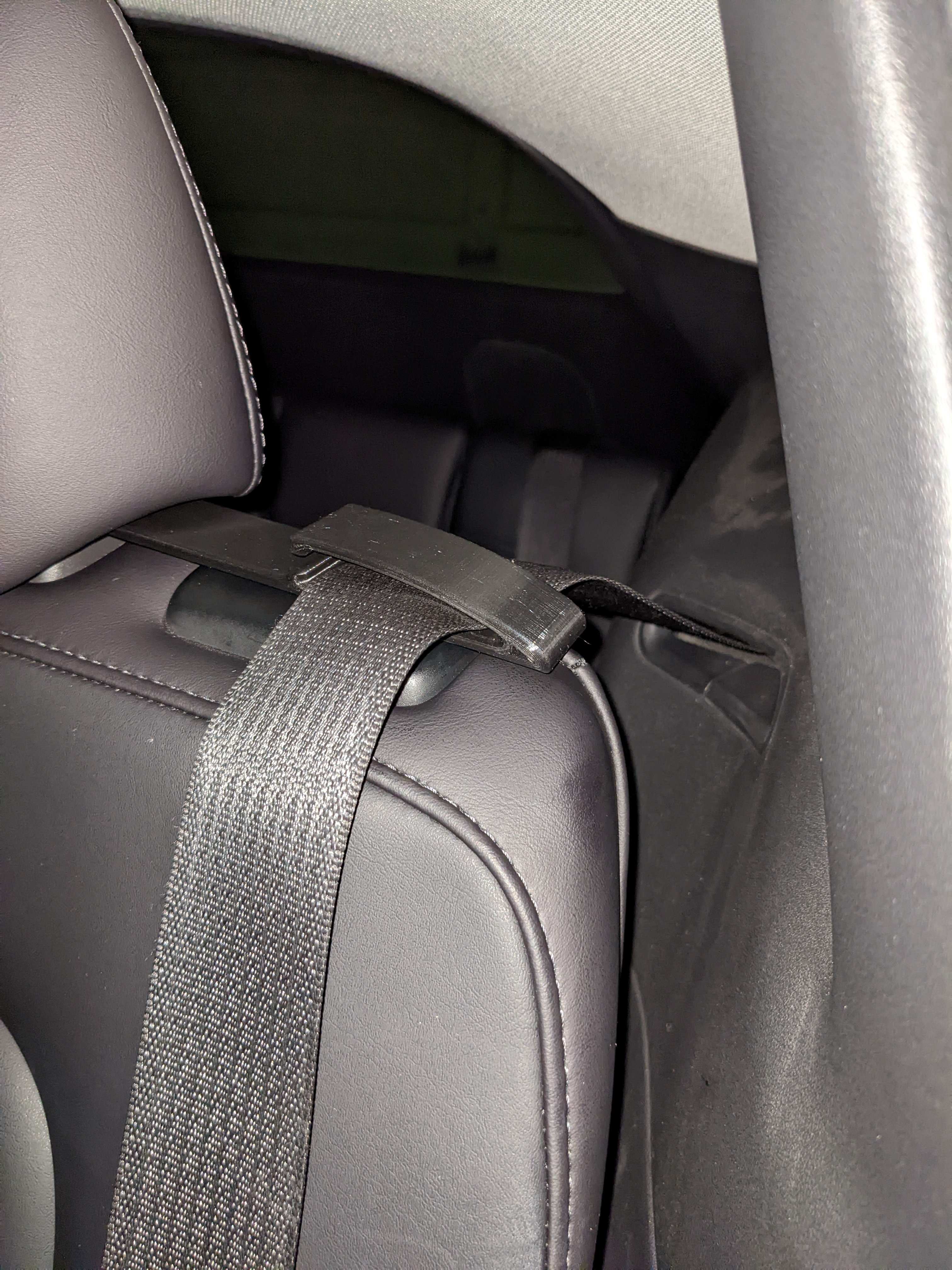 Tesla Model Y 2nd Row Seatbelt Guide - Easy to Install