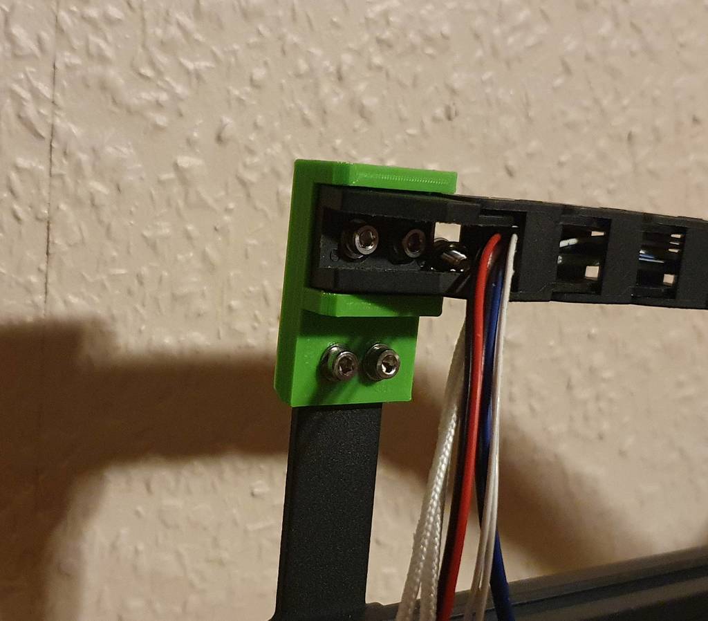 TronXY X5sa Pro Kabelketten Halter / Drag Chain Mount