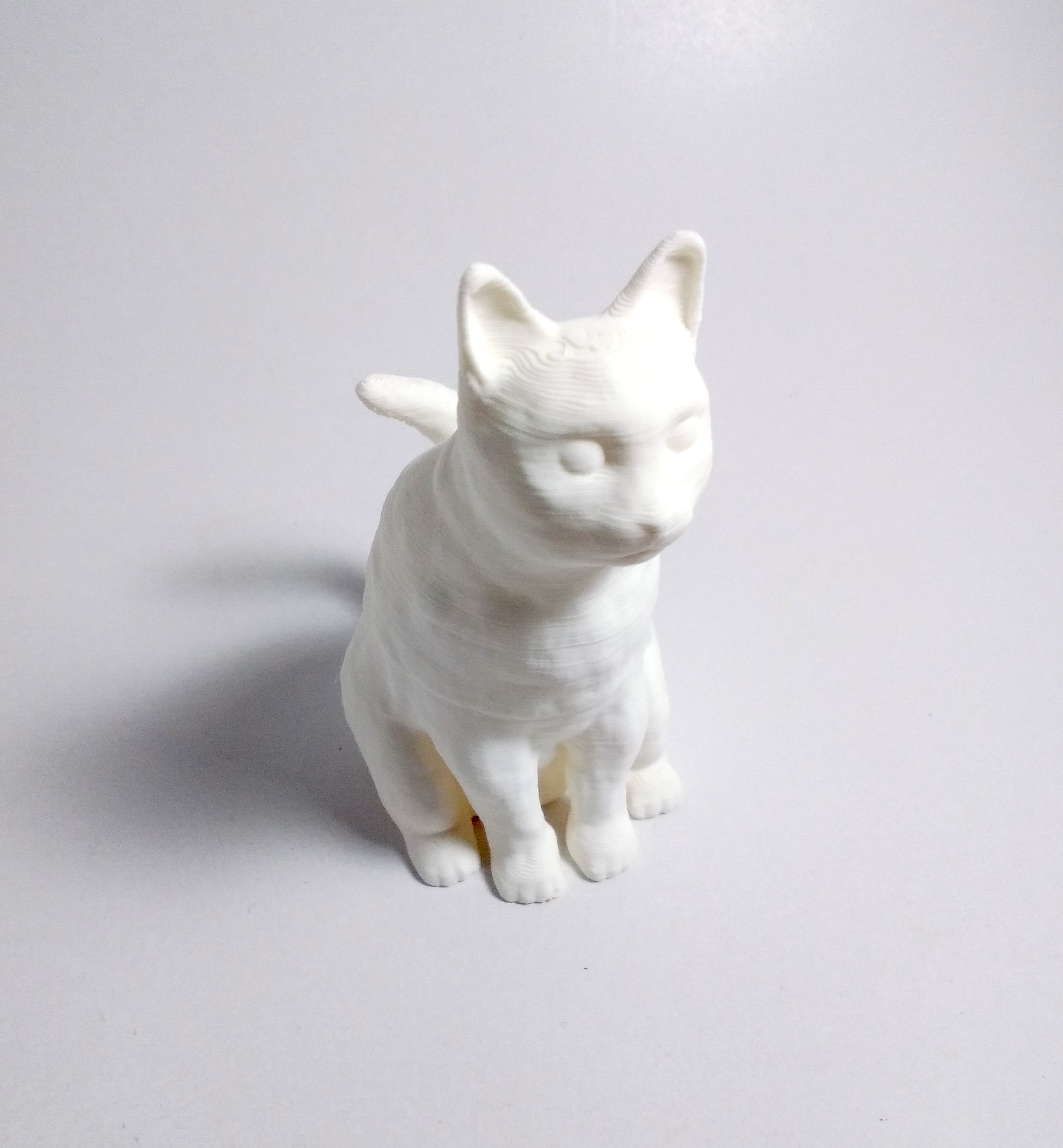 Sculpted Sitting Cat by Lali3d | Download free STL model | Printables.com