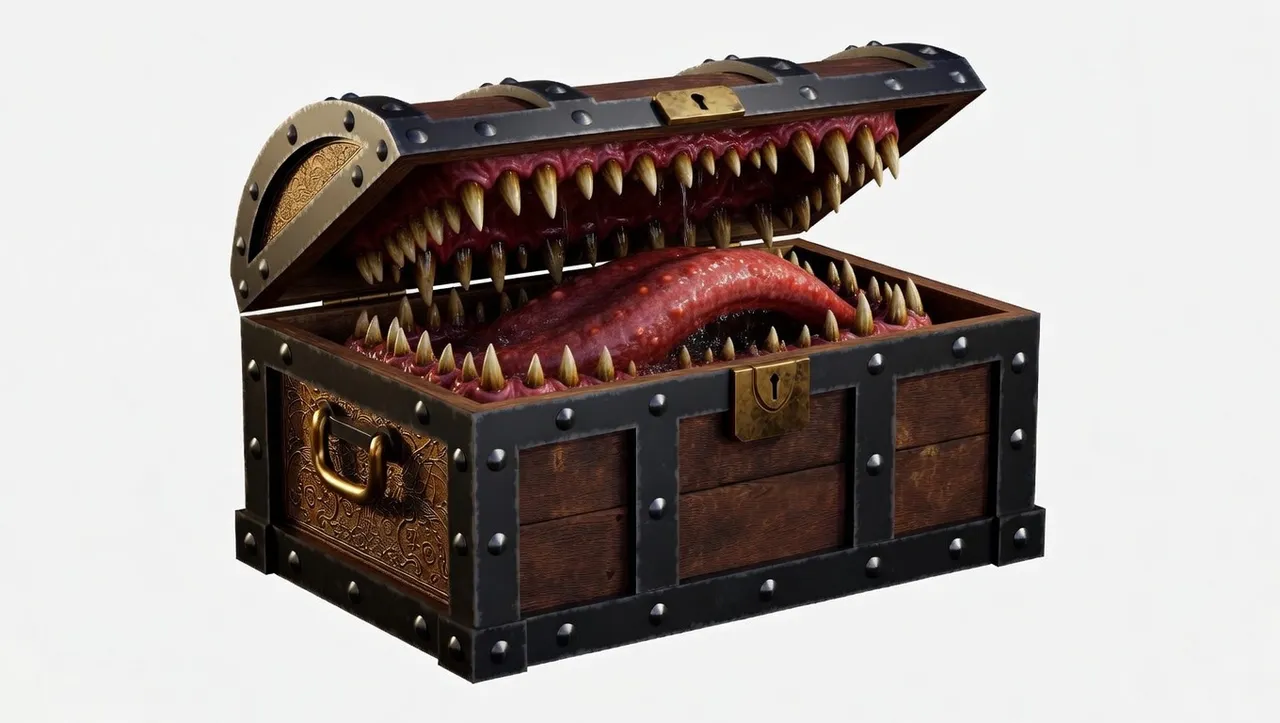 Chest, Mimic, Angry Mimic by Derick Zill | Download free STL model
